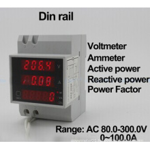 D52-2048 AC200-450V AC0-100.0A LCD Digitial Multi Meter Voltmeter Ammeter